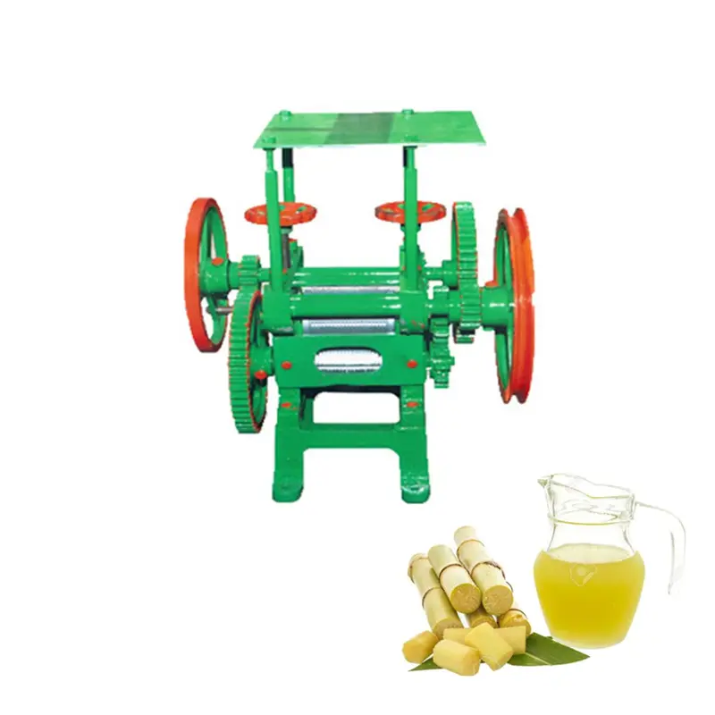 Heavy Duty 6 Gear Type Sugarcane Juice Machine with 2 Roller